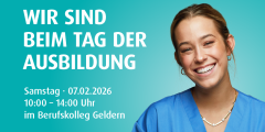 Geldern: Messeankündigung für den Tag der Ausbildung 2026.