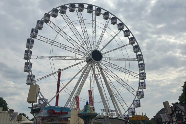 Krefeld: Riesenrad auf der Sprödentalkirmes.