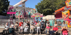 Geldern: BewohnerInnen und MitarbeiterInnen auf der Pfingstkirmes.
