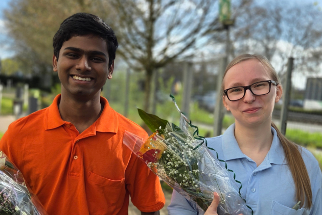 Krefeld: Pflegefachassistenten Ferwin Shermarwils Joy Wils und Angelina Reintjes.