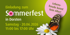 Dorsten: Einladung zum Sommerfest 2026.