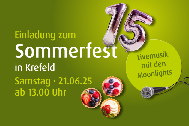 Krefeld: Einladung zum Sommerfest.