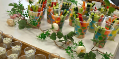 Neuwied: Gesundes Frühstück mit Gemüse und Dips.